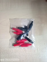 Alligator Clip Battery-Tester Probe Crocodile-Clip Electrical-Clamp-Testing Metal Plastic