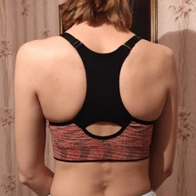 Padded Yoga-Bra Wirefree Fitness-Top Sport-Brassiere Seamless Push-Up Adjustable Quick-Dry