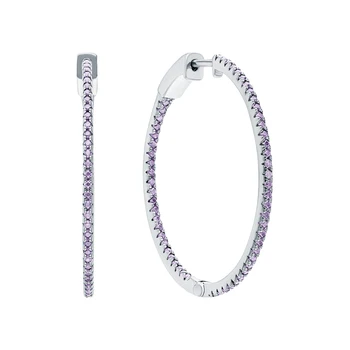 

Silver earrings with cubic zirconium sunlight sample 925