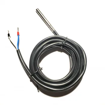 

Pt100 temperature sensor 6x50mm cable 2 meters PVC