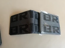 JDM-cinturón de seguridad para coche, BILLETERA, monedero, Clip de carreras, tela de cuero, funda de lona para llave, BR, envío directo
