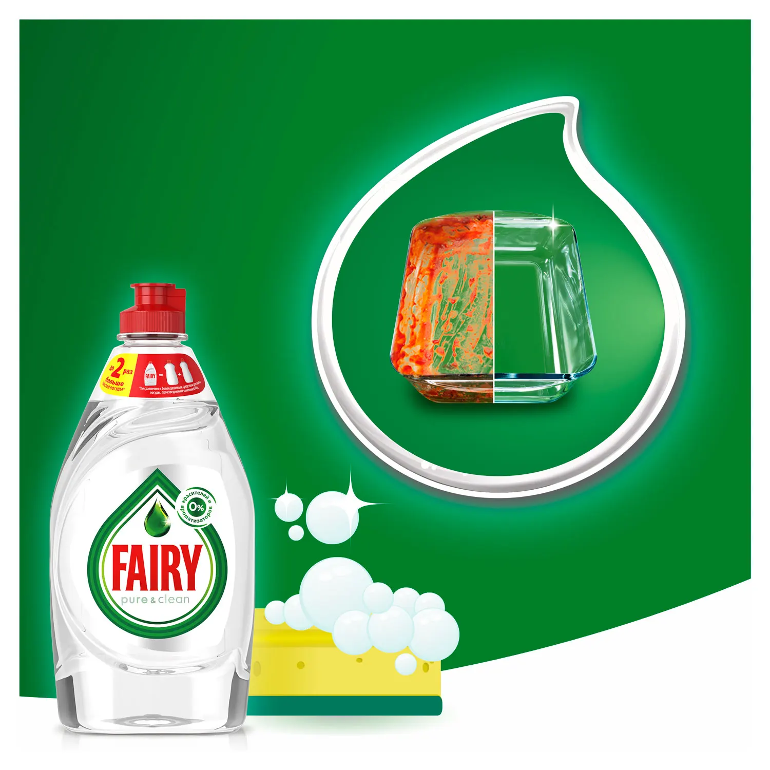 Средство для мытья посуды Fairy Pure 650 мл