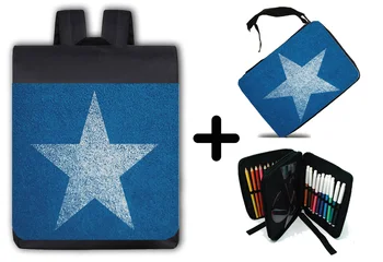 

PACK BACKPACK AND CASE HERO OF THE FREEDOM school