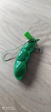 Juguete para apretar Infinite Edamame, llavero de guisantes, hoyuelos, juguetes antiestrés de descompresión