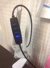 Plegable 5/8X iluminado lupa USB 3 colores LED lupa soldadura para la soldadura de hierro de reparación/lámpara de mesa/cuidado de la piel belleza herramienta
