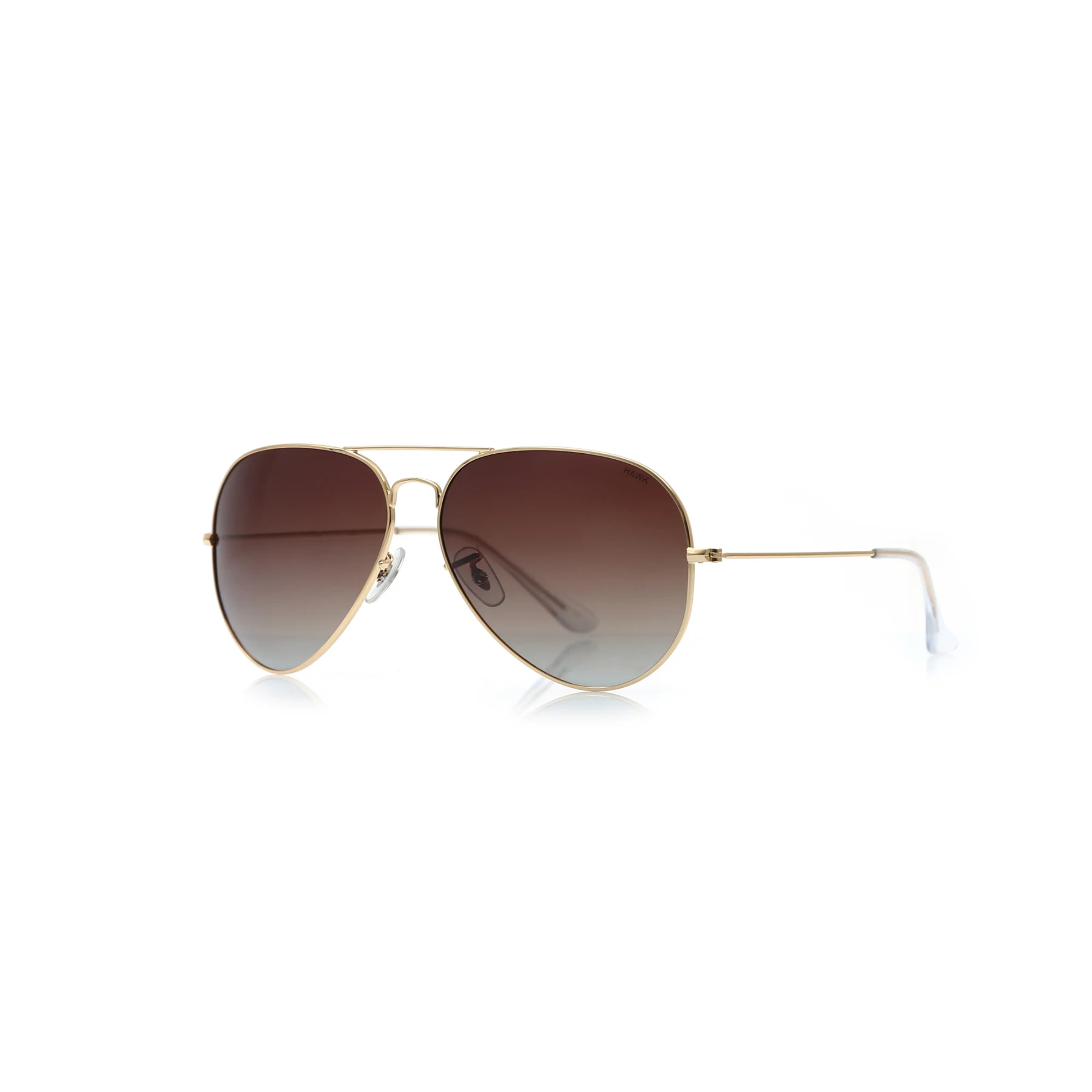 

Men's sunglasses hw 1567 01 metal gold organic drop pilot 62-14-140 hawk