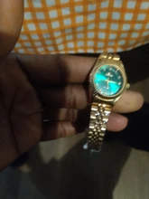 Marca CHENXI de lujo dorado con diamantes de imitación para mujer, resistente al agua, de cuarzo