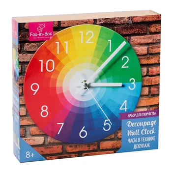 

Fb606601 set for creativity watches in the technique of decoupage 'радужные'