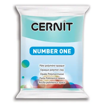 

Ce0900056 plastic polymer baked 'cernit No. 1 '56-62 gr. (211 Caribbean Blue)