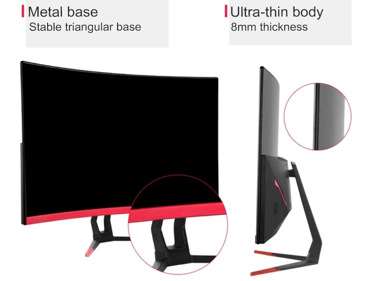 24 27 Inch Ultra-Wide Screen 144Hz Curved Led