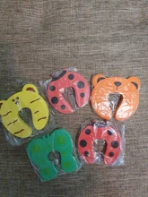 Protección de seguridad para niños, Tope de puerta de tarjeta de seguridad con animales, para cuidado de recién nacido