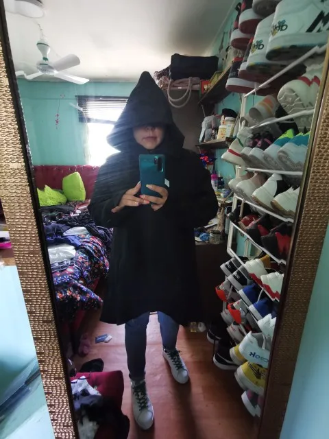 Mens Oversize Long Cloak  Hoodies photo review