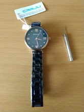 Las mujeres reloj CRRJU de lujo de moda reloj azul para las mujeres Casual impermeable cuarzo mujer reloj de acero inoxidable reloj femenino