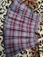 Minifaldas Harajuku de estilo coreano para mujer, faldas Kawaii a la moda, de cintura alta, falda escocesa plisada