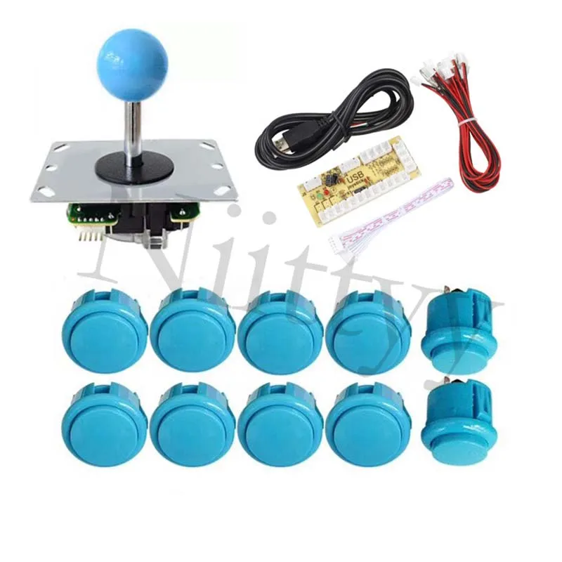 4 Джойстик с нулевой задержкой DIY Kit аркадная игра USB энкодер ПК с джойстиком аркадная Кнопка DIY Боевая палка для Mame Jamma - Цвет: 4