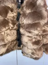 ZADORIN-abrigos de visón de S-3XL para mujer, Top de piel sintética rosa a la moda, prendas de vestir cálidas y gruesas, chaqueta de piel falsa para invierno, 2020