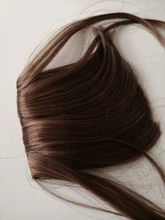 Alileader-flequillo suave y ligero, extensiones de cabello sintético, estilo de cabello, flequillo falso, más duradero