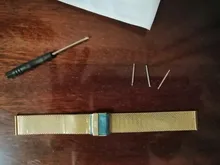 Milanese-Correa de reloj de acero inoxidable, repuesto de correa de ancho de 12mm, 13mm, 14mm, 16mm, 17mm, 18mm, 19mm, 20mm y 22mm con Pin de herramienta