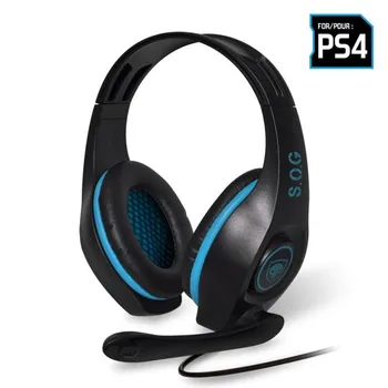 

Headset with mic for ps4 spirit of gamer pro-sh5 - drivers 40mm-jack connector 3.5mm - cable 1m