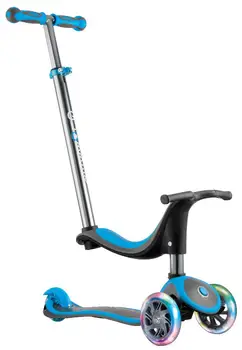 

Three-wheeled scooter Globber my free 4 in 1 titanium lights, Blue