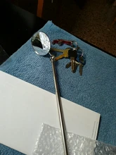 Lente de detección telescópica para coche, espejo redondo de inspección, herramienta de reparación 360, 50mm, 1 ud.