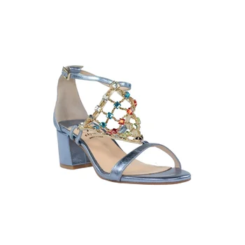 

Sandal blue pedrería.90346