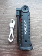 LED Flashlight Hanging-Lamp Built-In-Battery Camping-Torch Usb Rechargeable Magnetic-Lanterna