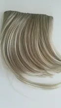 Alileader-flequillo suave y ligero, extensiones de cabello sintético, estilo de cabello, flequillo falso, más duradero