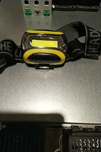 LED Headlamp Torch-Lanterna Outdoor Mini Night-Fishing Waterproof Camping COB for 4-Modes