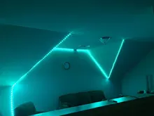 Tira de luces LED con Bluetooth para TV, cinta impermeable y Flexible con diodo de retroiluminación, RGB 5050, SMD 2835, cc 12V, 5M, 10M, 15M, 20M