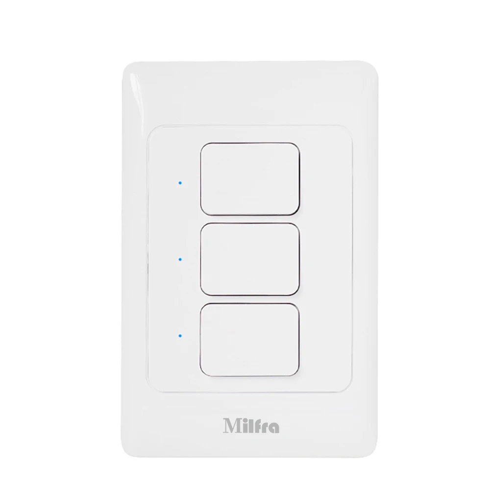

Smart Automation Switch,AU US Universal 1/2/3 Gang Electrical Light Switch WiFi APP Remote Control,Scheduled/Countdown Timers