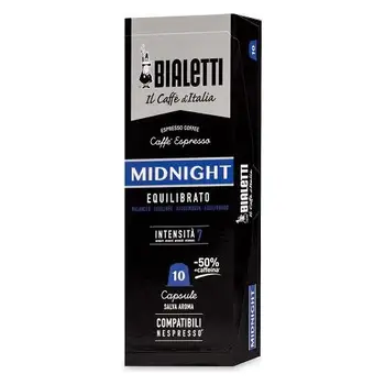 

Caffe' Bialetti compatible Nespresso Midnight 10 capsules-50% CaffeinaPaper Mate3.17