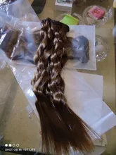 Allaosify-Peluca de cabello sintético para muñecas, Pelo Rizado BJD de 25CM x 100CM, envío gratis