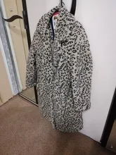 Coats Teddy Bear-Jackets Faux-Fur Leopard Female Long Women Luxury Outerwear Thick Winter