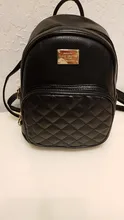 De las mujeres de la moda pequeña mochila chicas mochilas negro mochilas para mujer moda para chicas mujer bolsas mochila cuero bolso Negro Bolsa de la escuela