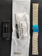 Correa de reloj de acero inoxidable, accesorios de 12mm, 14mm, 16mm, 18mm, 20mm, 22mm y 24mm de ancho, correa de cinco cuentas para buceo