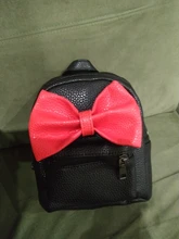 Mochila pequeña de cuero PU para mujer, Mini bolsa femenina, mochila agradable arco chicas adolescentes, bolso bandolera escolar, novedad de 2020