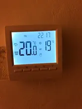 Myuet-termostato de calefacción alimentado por batería ME83B para caldera de Gas