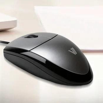 

V7 MV3000 optical mouse with cable and USB connection-3 buttons and scroll wheel-Sensor 1000dpi