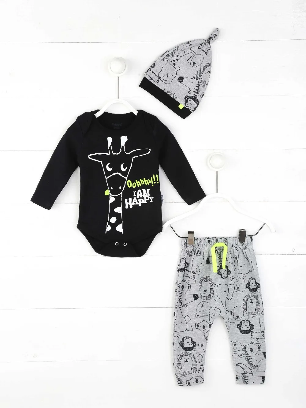 082-14811-011 Gri Siyah Erkek Bebek 3 lü Takım (1)