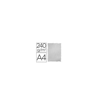 

COLOR paper led parchment paper with edges A4 240G/M2 gray PACK of 10 sheets