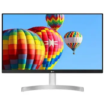

Led display lg 24mk600m-w White-23.8 '/60.4cm ips - 1920*1080 - 16:9 - 250cd/m2 - 5ms - vga - 2 * hdmi - radeon freesync-mode