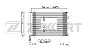 

Radiator cond. Citroen Berlingo II 08-c4 04-ds4/DS5 11-peugeot 3008 09- 307 02- 308 07-par zekkert art. mk-3001