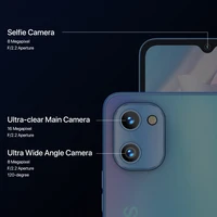 UMIDIGI A13S wersja globalna Android 11 Smartphone 6.7 "HD + wyświetlacz 4GB 32GB 64GB 5150mAh bateria 16MP tylna kamera telefon 5