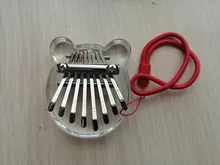 Musical-Instrument Kalimba 8-Keys Mbira Acrylic-Thumb-Piano African Sanza Crystal