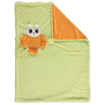 

ebebek Necoplush Owl 2D Plush Baby Blanket Green 80x100 cm