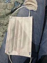 Mascarilla desechable con dibujos animados para niños, 3 capas, transpirable, no tejida, gruesa y cálida, con elásticos, 50 Uds.