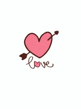 

Heart Love - 6 cm x 15 cm-medium Rectangular