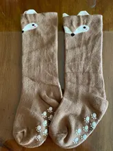 Calcetines antideslizantes de algodón para bebés, calcetín de 0 a 24M, hasta la rodilla, para niños y niñas, 1 par, 2020