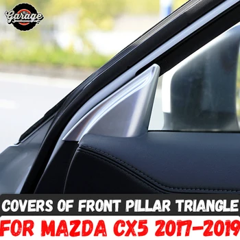 

Covers of front pillar triangle case for Mazda CX-5 2017-2019 ABS plastic molding 1 set / 2 pcs decoration car styling
